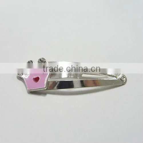 Cute Pink Crown Hair Pin
