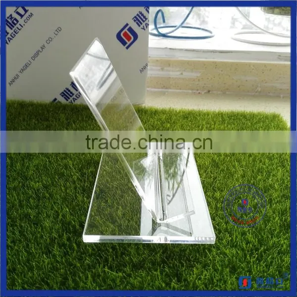 Clear Desktop Cell Phone Holder/acrylic Mobile Phone Stands photo-5