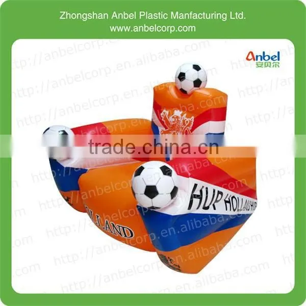 Hot Sale Inflatable Soccer Sofa Promotional Air Sofa