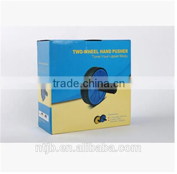 New 2015 Detachable Balance Double AB Roller Abdominal Roller With Free Knee Pad Power Wheel photo-3