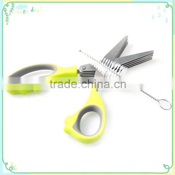 Chop Garden Fresh Herbs With Anti-Slip Silicone Coated On The Handle Freshcut Gourmet Herb Scissors photo-2