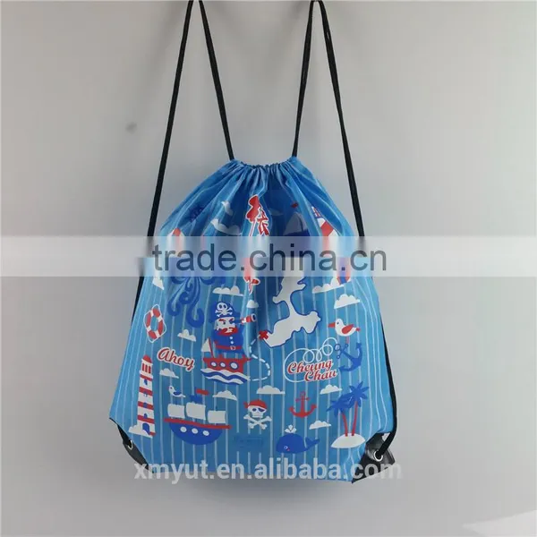 Promotional Polyester Drawstring Bag/Drawstring Backpack/ Draw String Bag