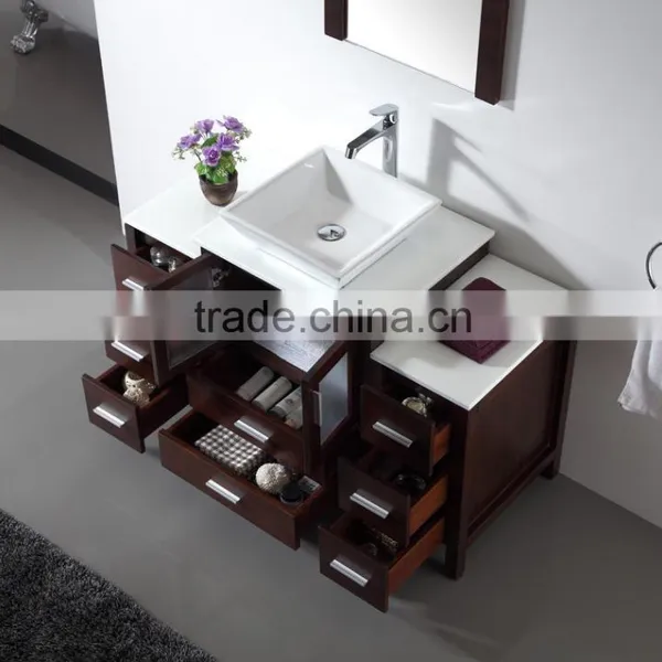 Solid Wood Bathroom Vanity, Bathroom Cabinet, Bathroom Furniture photo-5