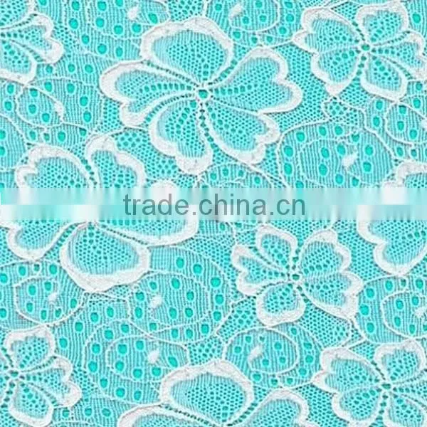 Nylon Spandex Elastic Lace Fabric for Curtains TH-8833 photo-2