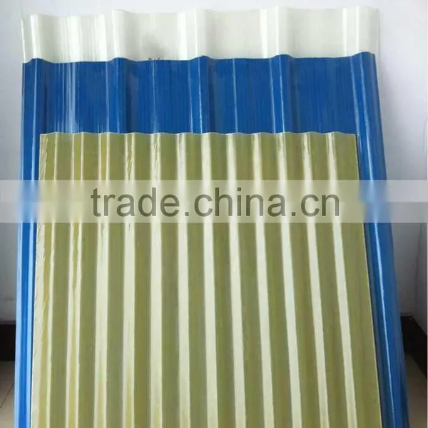 JIELI Light Transparent Corrugated Fiberglass Roofing Shingle