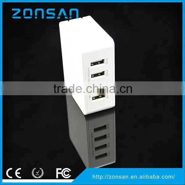 China Supplier Shenzhen ZONSAN Best Selling Products in America 4 Port Usb Charger photo-4