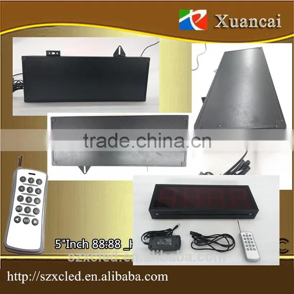 Remote Control Set +ON/OFF 88:88 or 88:88:88 Digits Count Down/UP Timer Digital Clock 7 Segment Bars LED Display photo-5