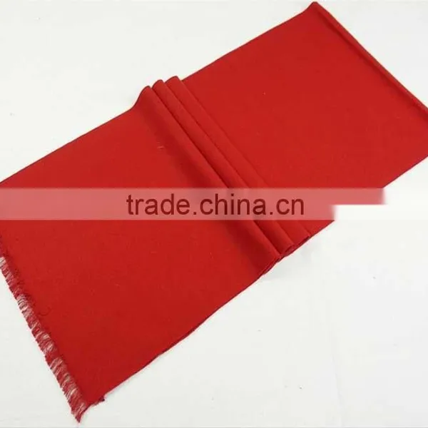 Fashion Warm Red Color Manufacturers Brushed Silk Scarves for Women photo-2