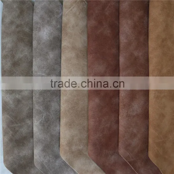 China Manufacturer Hot Sale Cloud Effects Pattern pu Sofa Leather Material photo-2