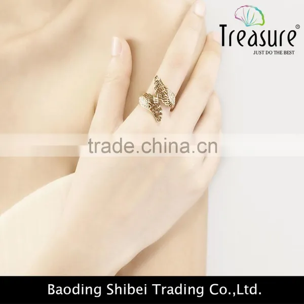 Gemstone Jewelry Swing Shape Diamond Rings Jewelry Men's Ring Golden photo-6