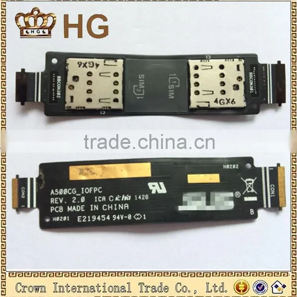 Original SIM Card Reader Connector For ASUS Zenfone 5 A500CG Dual SIM Card