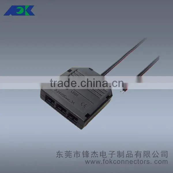 Parallel 10 Gang Socket Distribution Splitter Box for PIR Motion Sensor LED Light Cabinet Wardrobe Kitchen Cupboard Closet Lamp photo-2