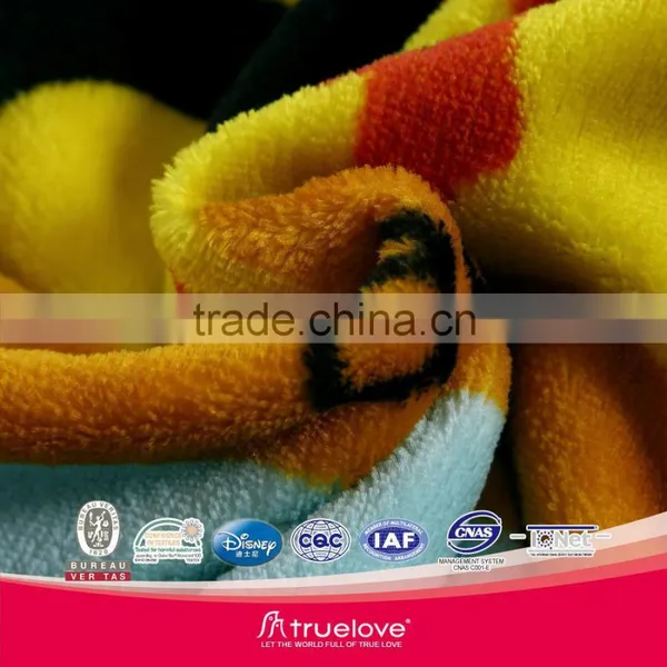 Fashion New Design Flannel Blanket Flower Pattern Printed photo-6