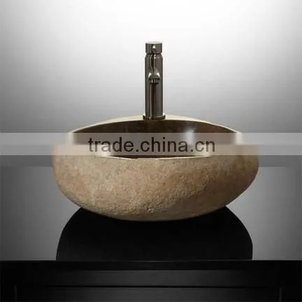 Natural Irregular River Stone Sink photo-6