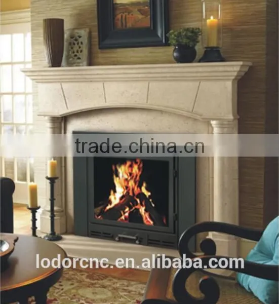 YN-020 Indoor Antique Metal Wood Burning Fireplace photo-2