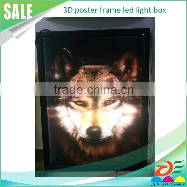Promotional Gift Outdoor Advertising Light Box/ Large Size 3d Poster Light Box