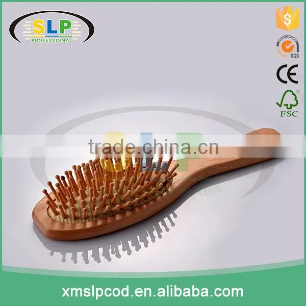 Wood Grain Comfort Hair Straightening Comb Hairbrush Scalp Massage Comb photo-3