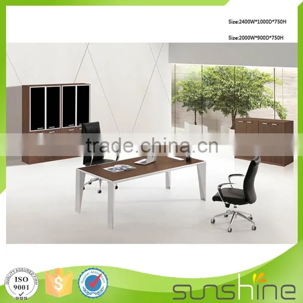 Guangzhou Factory Customized Eco-friendly Shiny Executive Desk photo-4