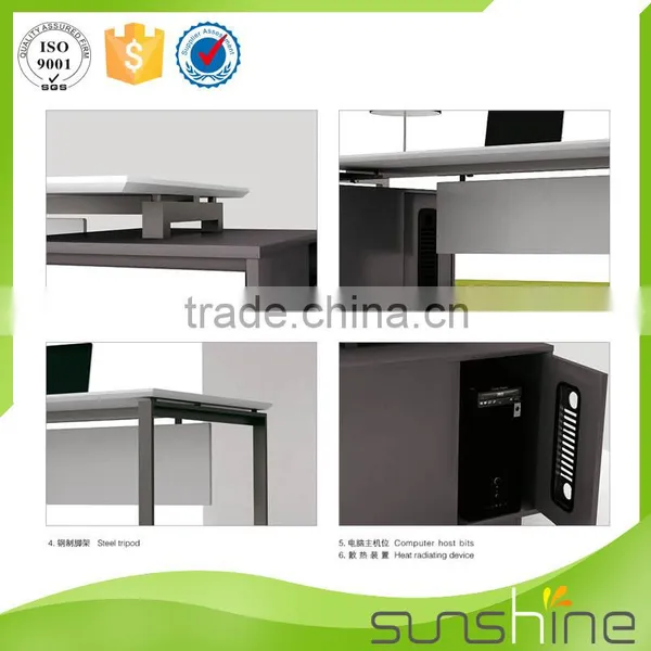 New Design Executive Wooden Manager Office Desk Furniture photo-6