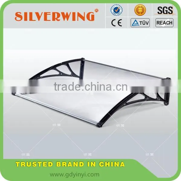 Modern Polycarbonate Outdoor Window Awning Parts for Transparent Plastic Awning