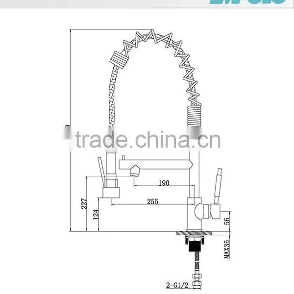 Good Quality Spring Goose-Neck Kitchen Tap KM4030 photo-2