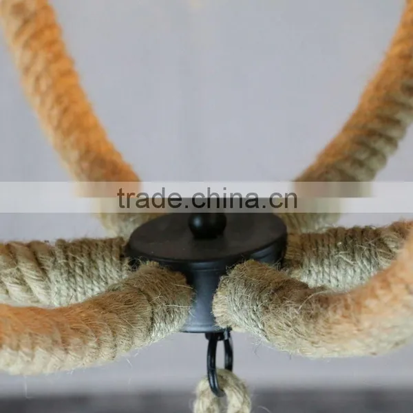 Latest Model Hemp Rope Import Company Indian Chandelier Light photo-4