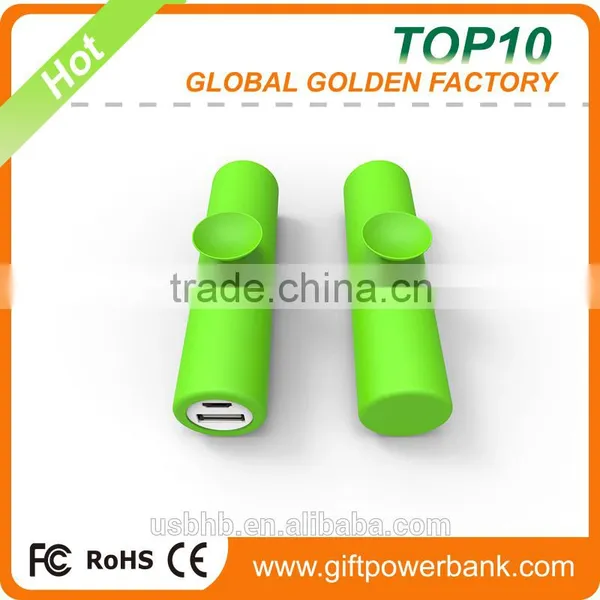 Unique Design Cylinder Silicon Sucker Battery Power Bank photo-5