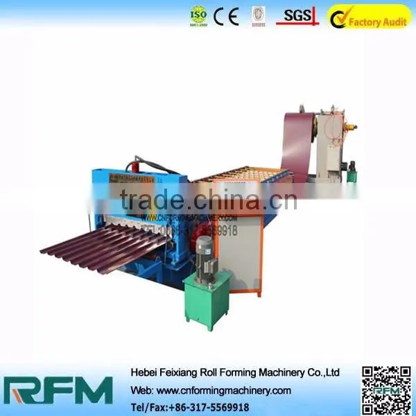 Hebei Feixiang Roof Panel Cold Roll Forming Machine photo-5
