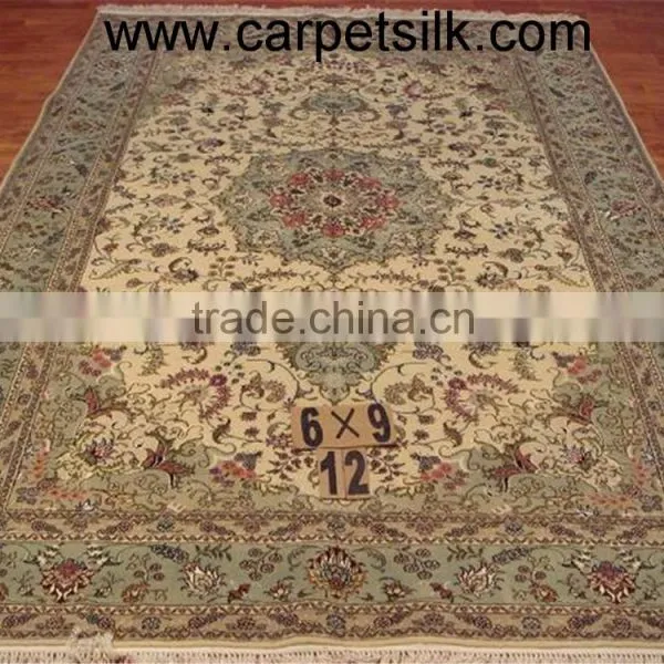 Handmade Newzealand Wool Carpet Persian Wool&silk Carpet Hotel Wool Carpet Home Use Handmade Wool&silk Carpet