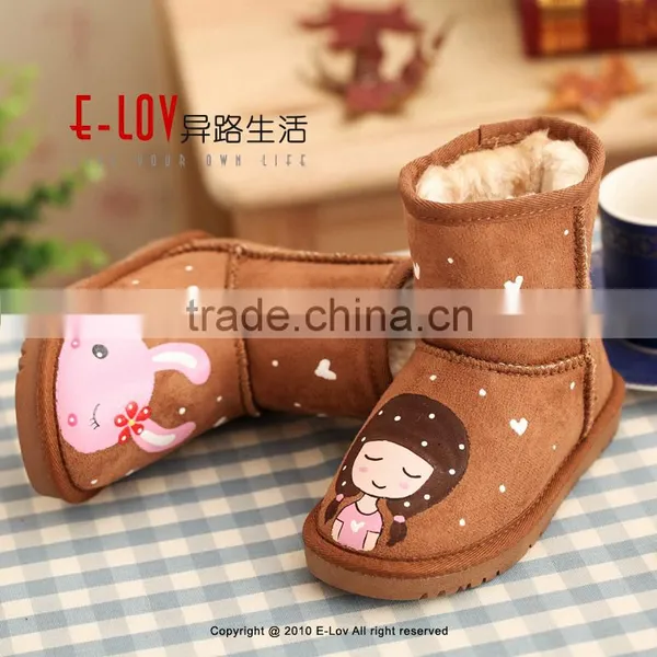 Hot Sales High Quality and Cheap Fur Plush Outdoor Shoes photo-3