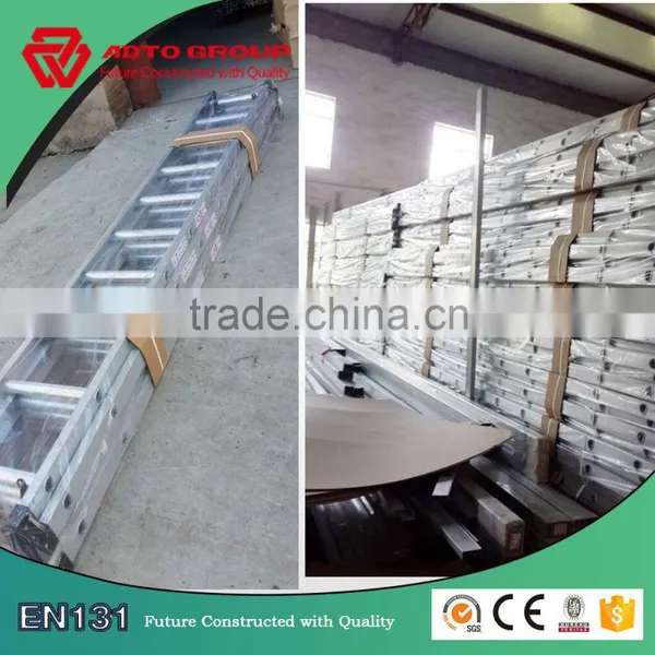 Aluminum Straight Ladder Construction Ladder Industrial Ladder photo-6