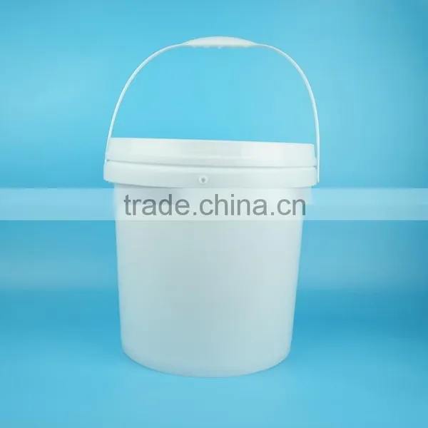 18kg Paint Plastic Buckets, PP Pail for Chemicals, Plastic Packaging Barrel With Handle photo-2