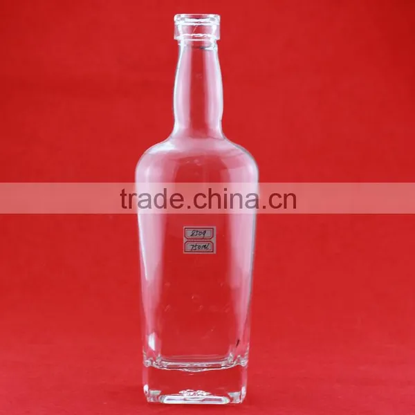 Excellent Quality Frosted Liquor Round Bottles Empty Fancy Bottles Clear Drink Bottles 750ml photo-4