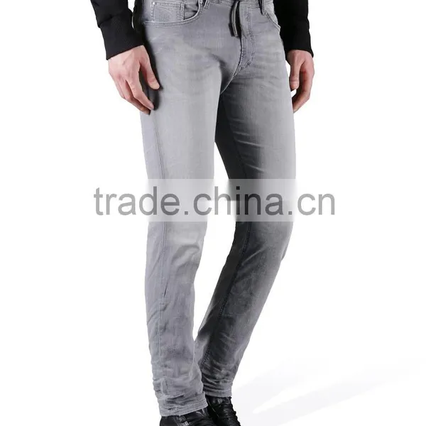 Men'denim Pant Jeans Skinny Jeans for Men 100% Cotton Straight Leg Denim Jeans photo-3