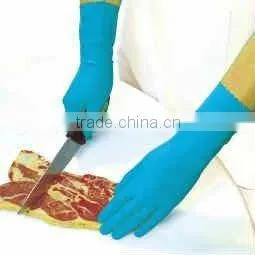 Silver Latex Rubber Gloves