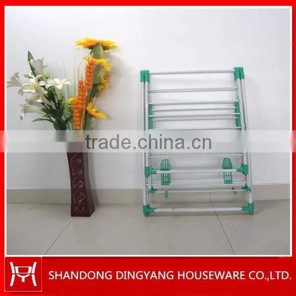 Stainless Steel Ground Foldable Clothes Drying Rack Stand photo-4