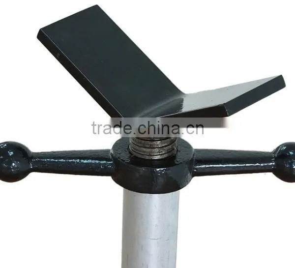 Pipe Stand Foldable Adjustable Jack Support Plumbing Piping Tool V-Head