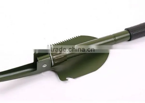 Survival Trowel Pickaxe Sapper Tool 5 in 1 Mini Folding Shovel With Saw Opener China Origin photo-4