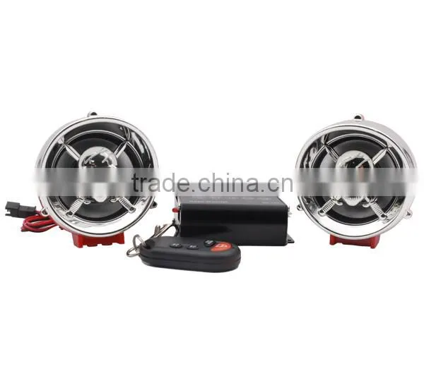 12V Waterproof Mini Multifunction Motorcycle Audio Amplifier FM Radio USB MP3 Alarm