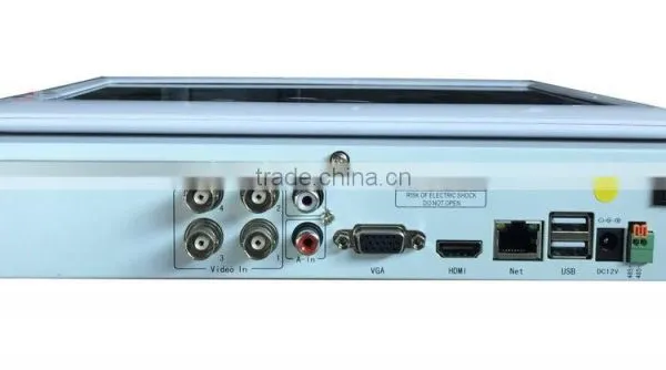 Hot Selling for 4CH AHD (AHD/DVR/NVR/HVR) LCD DVR 10.1 Inch LCD H.264 Network DVR HK-AHD1004M photo-4