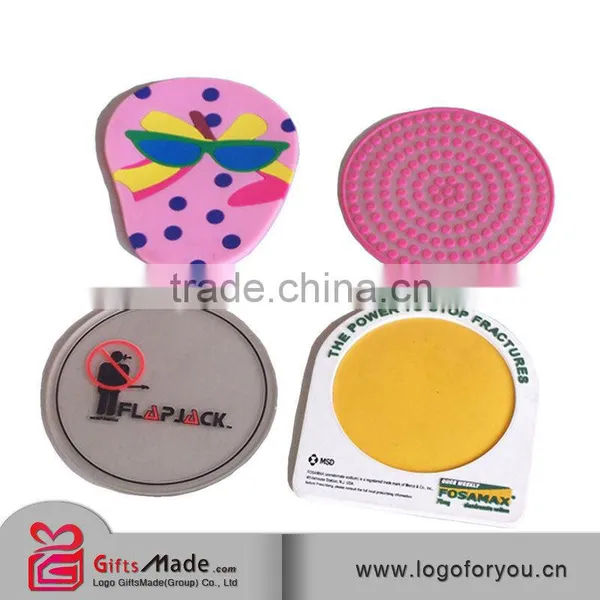 Utility Custom Print Soft Pvc Coaster/Cute Design Cup Coaster photo-2