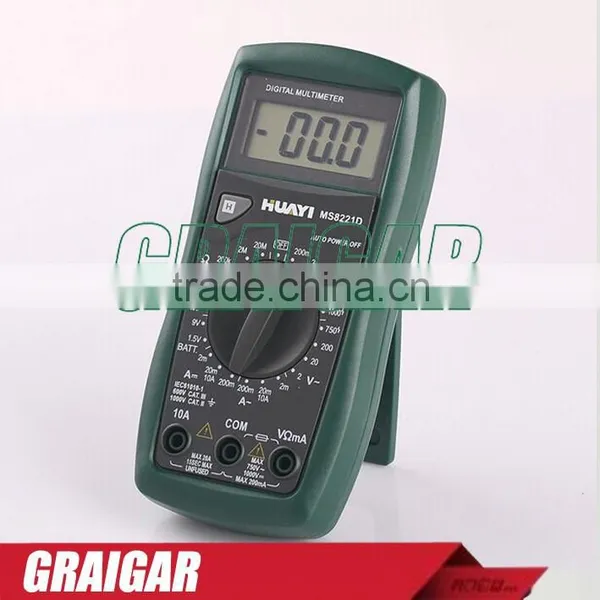MS8221D Digital Multimeter Portable Electrical Instrument Voltage Current Resistance Tester photo-2