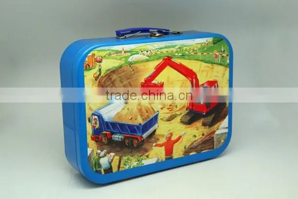 Small Rectangle Cute Metal Luch Tin Box for Child photo-5