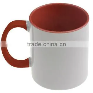 China Manufacturer Plain White 11oz Sublimation Two-tone Mugs photo-3
