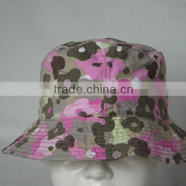 Colorful Funny Tie Try Blank Floral Custom Bucket Hat photo-2