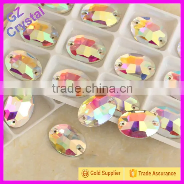 Dress Decoration Flat Back Crystal Rhinestone Sew On photo-3