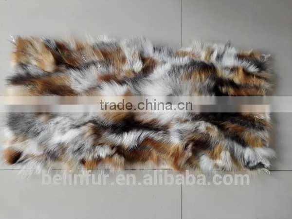 Gold Supplier From China Fox Fur Blanket Luxury Real Fur Genuine Style photo-2