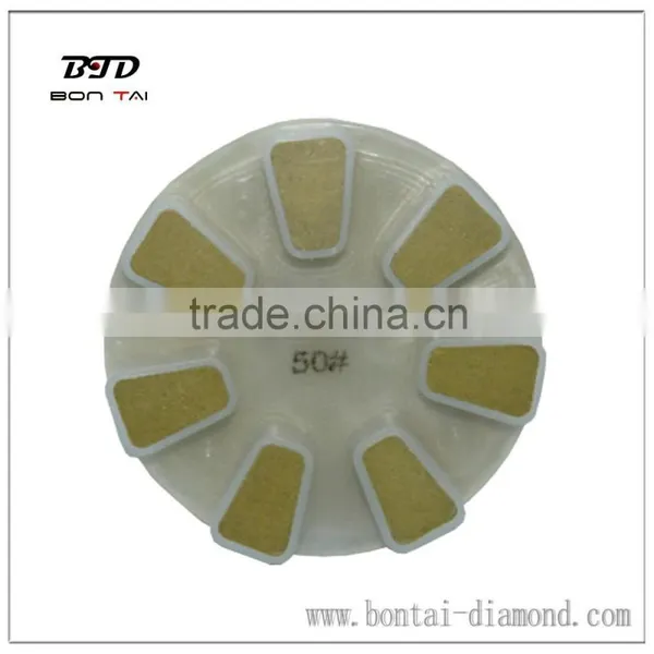 4 Inch Dry Diamond Resin Concrete Polishing Pad for Floor,like Marble ,granite,concrete photo-4