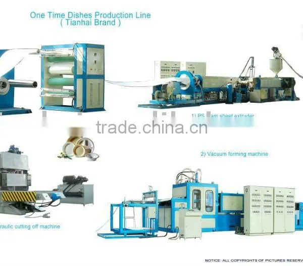 PS Foam Absorbent Tray Forming Machine