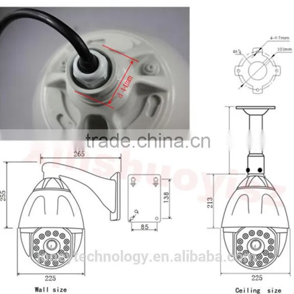 7inch MINI 2.0MP AHD IR High Speed Waterproof PTZ Camera photo-5